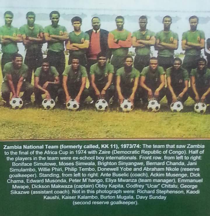 The Team which participated in the 1974 CAN finals set the pace. This was the first time Zambia appeared at the CAN