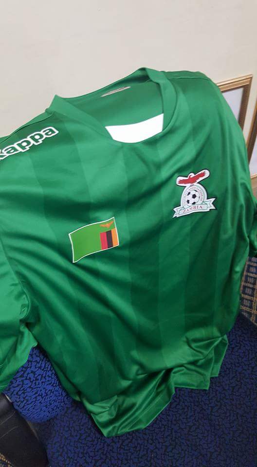 The new green stripe the Chipolopolo will likely wear on Sunday